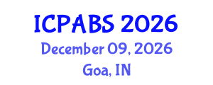 International Conference on Psychological and Behavioural Sciences (ICPABS) December 09, 2026 - Goa, India International Conference on Psychological and Behavioural Sciences (ICPABS) December 09, 2026 - Goa, India