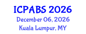 International Conference on Psychological and Behavioural Sciences (ICPABS) December 06, 2026 - Kuala Lumpur, Malaysia