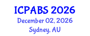 International Conference on Psychological and Behavioural Sciences (ICPABS) December 02, 2026 - Sydney, Australia International Conference on Psychological and Behavioural Sciences (ICPABS) December 02, 2026 - Sydney, Australia