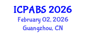 International Conference on Psychological and Behavioural Sciences (ICPABS) February 02, 2026 - Guangzhou, China International Conference on Psychological and Behavioural Sciences (ICPABS) February 02, 2026 - Guangzhou, China