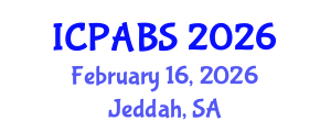 International Conference on Psychological and Behavioural Sciences (ICPABS) February 16, 2026 - Jeddah, Saudi Arabia International Conference on Psychological and Behavioural Sciences (ICPABS) February 16, 2026 - Jeddah, Saudi Arabia