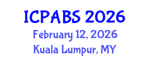 International Conference on Psychological and Behavioural Sciences (ICPABS) February 12, 2026 - Kuala Lumpur, Malaysia International Conference on Psychological and Behavioural Sciences (ICPABS) February 12, 2026 - Kuala Lumpur, Malaysia
