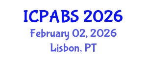 International Conference on Psychological and Behavioural Sciences (ICPABS) February 02, 2026 - Lisbon, Portugal International Conference on Psychological and Behavioural Sciences (ICPABS) February 02, 2026 - Lisbon, Portugal