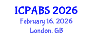 International Conference on Psychological and Behavioural Sciences (ICPABS) February 16, 2026 - London, United Kingdom International Conference on Psychological and Behavioural Sciences (ICPABS) February 16, 2026 - London, United Kingdom