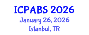 International Conference on Psychological and Behavioural Sciences (ICPABS) January 26, 2026 - Istanbul, Turkey International Conference on Psychological and Behavioural Sciences (ICPABS) January 26, 2026 - Istanbul, Turkey