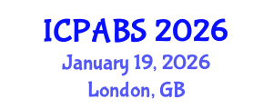 International Conference on Psychological and Behavioural Sciences (ICPABS) January 19, 2026 - London, United Kingdom International Conference on Psychological and Behavioural Sciences (ICPABS) January 19, 2026 - London, United Kingdom