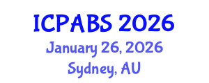International Conference on Psychological and Behavioural Sciences (ICPABS) January 26, 2026 - Sydney, Australia International Conference on Psychological and Behavioural Sciences (ICPABS) January 26, 2026 - Sydney, Australia