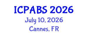 International Conference on Psychological and Behavioural Sciences (ICPABS) July 10, 2026 - Cannes, France