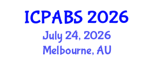 International Conference on Psychological and Behavioural Sciences (ICPABS) July 24, 2026 - Melbourne, Australia