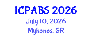 International Conference on Psychological and Behavioural Sciences (ICPABS) July 10, 2026 - Mykonos, Greece