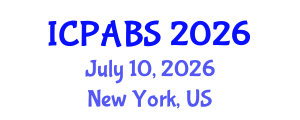 International Conference on Psychological and Behavioural Sciences (ICPABS) July 10, 2026 - New York, United States International Conference on Psychological and Behavioural Sciences (ICPABS) July 10, 2026 - New York, United States
