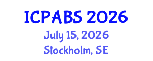 International Conference on Psychological and Behavioural Sciences (ICPABS) July 15, 2026 - Stockholm, Sweden International Conference on Psychological and Behavioural Sciences (ICPABS) July 15, 2026 - Stockholm, Sweden
