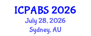 International Conference on Psychological and Behavioural Sciences (ICPABS) July 28, 2026 - Sydney, Australia International Conference on Psychological and Behavioural Sciences (ICPABS) July 28, 2026 - Sydney, Australia