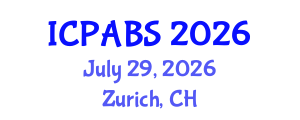 International Conference on Psychological and Behavioural Sciences (ICPABS) July 29, 2026 - Zurich, Switzerland International Conference on Psychological and Behavioural Sciences (ICPABS) July 29, 2026 - Zurich, Switzerland