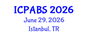 International Conference on Psychological and Behavioural Sciences (ICPABS) June 29, 2026 - Istanbul, Turkey International Conference on Psychological and Behavioural Sciences (ICPABS) June 29, 2026 - Istanbul, Turkey