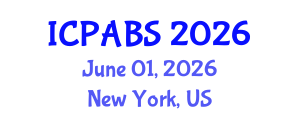 International Conference on Psychological and Behavioural Sciences (ICPABS) June 01, 2026 - New York, United States International Conference on Psychological and Behavioural Sciences (ICPABS) June 01, 2026 - New York, United States