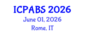 International Conference on Psychological and Behavioural Sciences (ICPABS) June 01, 2026 - Rome, Italy International Conference on Psychological and Behavioural Sciences (ICPABS) June 01, 2026 - Rome, Italy