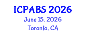 International Conference on Psychological and Behavioural Sciences (ICPABS) June 15, 2026 - Toronto, Canada International Conference on Psychological and Behavioural Sciences (ICPABS) June 15, 2026 - Toronto, Canada