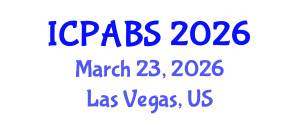 International Conference on Psychological and Behavioural Sciences (ICPABS) March 23, 2026 - Las Vegas, United States International Conference on Psychological and Behavioural Sciences (ICPABS) March 23, 2026 - Las Vegas, United States