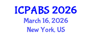 International Conference on Psychological and Behavioural Sciences (ICPABS) March 16, 2026 - New York, United States International Conference on Psychological and Behavioural Sciences (ICPABS) March 16, 2026 - New York, United States