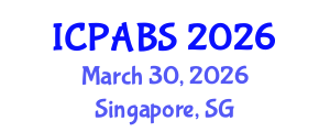 International Conference on Psychological and Behavioural Sciences (ICPABS) March 30, 2026 - Singapore, Singapore