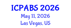 International Conference on Psychological and Behavioural Sciences (ICPABS) May 11, 2026 - Las Vegas, United States International Conference on Psychological and Behavioural Sciences (ICPABS) May 11, 2026 - Las Vegas, United States