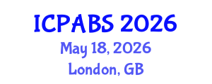 International Conference on Psychological and Behavioural Sciences (ICPABS) May 18, 2026 - London, United Kingdom