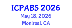 International Conference on Psychological and Behavioural Sciences (ICPABS) May 18, 2026 - Montreal, Canada International Conference on Psychological and Behavioural Sciences (ICPABS) May 18, 2026 - Montreal, Canada