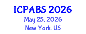 International Conference on Psychological and Behavioural Sciences (ICPABS) May 25, 2026 - New York, United States International Conference on Psychological and Behavioural Sciences (ICPABS) May 25, 2026 - New York, United States