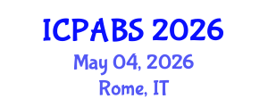 International Conference on Psychological and Behavioural Sciences (ICPABS) May 04, 2026 - Rome, Italy