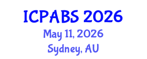 International Conference on Psychological and Behavioural Sciences (ICPABS) May 11, 2026 - Sydney, Australia International Conference on Psychological and Behavioural Sciences (ICPABS) May 11, 2026 - Sydney, Australia