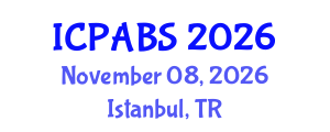 International Conference on Psychological and Behavioural Sciences (ICPABS) November 08, 2026 - Istanbul, Turkey