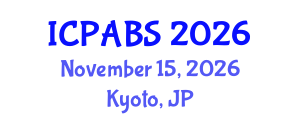 International Conference on Psychological and Behavioural Sciences (ICPABS) November 15, 2026 - Kyoto, Japan International Conference on Psychological and Behavioural Sciences (ICPABS) November 15, 2026 - Kyoto, Japan