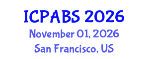 International Conference on Psychological and Behavioural Sciences (ICPABS) November 01, 2026 - San Francisco, United States International Conference on Psychological and Behavioural Sciences (ICPABS) November 01, 2026 - San Francisco, United States