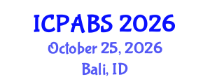 International Conference on Psychological and Behavioural Sciences (ICPABS) October 25, 2026 - Bali, Indonesia International Conference on Psychological and Behavioural Sciences (ICPABS) October 25, 2026 - Bali, Indonesia