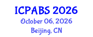 International Conference on Psychological and Behavioural Sciences (ICPABS) October 06, 2026 - Beijing, China International Conference on Psychological and Behavioural Sciences (ICPABS) October 06, 2026 - Beijing, China