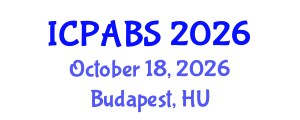 International Conference on Psychological and Behavioural Sciences (ICPABS) October 18, 2026 - Budapest, Hungary International Conference on Psychological and Behavioural Sciences (ICPABS) October 18, 2026 - Budapest, Hungary
