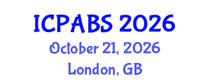 International Conference on Psychological and Behavioural Sciences (ICPABS) October 21, 2026 - London, United Kingdom International Conference on Psychological and Behavioural Sciences (ICPABS) October 21, 2026 - London, United Kingdom