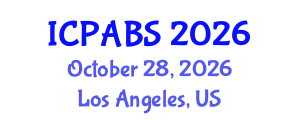 International Conference on Psychological and Behavioural Sciences (ICPABS) October 28, 2026 - Los Angeles, United States International Conference on Psychological and Behavioural Sciences (ICPABS) October 28, 2026 - Los Angeles, United States