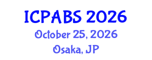International Conference on Psychological and Behavioural Sciences (ICPABS) October 25, 2026 - Osaka, Japan International Conference on Psychological and Behavioural Sciences (ICPABS) October 25, 2026 - Osaka, Japan
