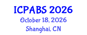 International Conference on Psychological and Behavioural Sciences (ICPABS) October 18, 2026 - Shanghai, China International Conference on Psychological and Behavioural Sciences (ICPABS) October 18, 2026 - Shanghai, China