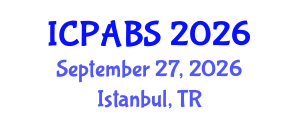 International Conference on Psychological and Behavioural Sciences (ICPABS) September 27, 2026 - Istanbul, Turkey International Conference on Psychological and Behavioural Sciences (ICPABS) September 27, 2026 - Istanbul, Turkey