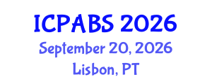 International Conference on Psychological and Behavioural Sciences (ICPABS) September 20, 2026 - Lisbon, Portugal