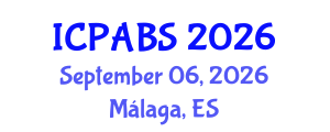 International Conference on Psychological and Behavioural Sciences (ICPABS) September 06, 2026 - Málaga, Spain International Conference on Psychological and Behavioural Sciences (ICPABS) September 06, 2026 - Málaga, Spain