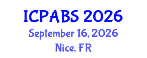 International Conference on Psychological and Behavioural Sciences (ICPABS) September 16, 2026 - Nice, France International Conference on Psychological and Behavioural Sciences (ICPABS) September 16, 2026 - Nice, France