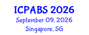 International Conference on Psychological and Behavioural Sciences (ICPABS) September 09, 2026 - Singapore, Singapore