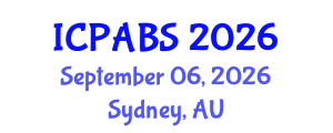 International Conference on Psychological and Behavioural Sciences (ICPABS) September 06, 2026 - Sydney, Australia International Conference on Psychological and Behavioural Sciences (ICPABS) September 06, 2026 - Sydney, Australia