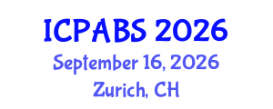 International Conference on Psychological and Behavioural Sciences (ICPABS) September 16, 2026 - Zurich, Switzerland International Conference on Psychological and Behavioural Sciences (ICPABS) September 16, 2026 - Zurich, Switzerland