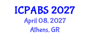 International Conference on Psychological and Behavioural Sciences (ICPABS) April 08, 2027 - Athens, Greece