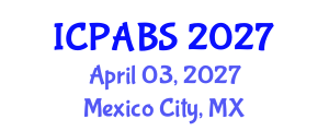 International Conference on Psychological and Behavioural Sciences (ICPABS) April 03, 2027 - Mexico City, Mexico International Conference on Psychological and Behavioural Sciences (ICPABS) April 03, 2027 - Mexico City, Mexico